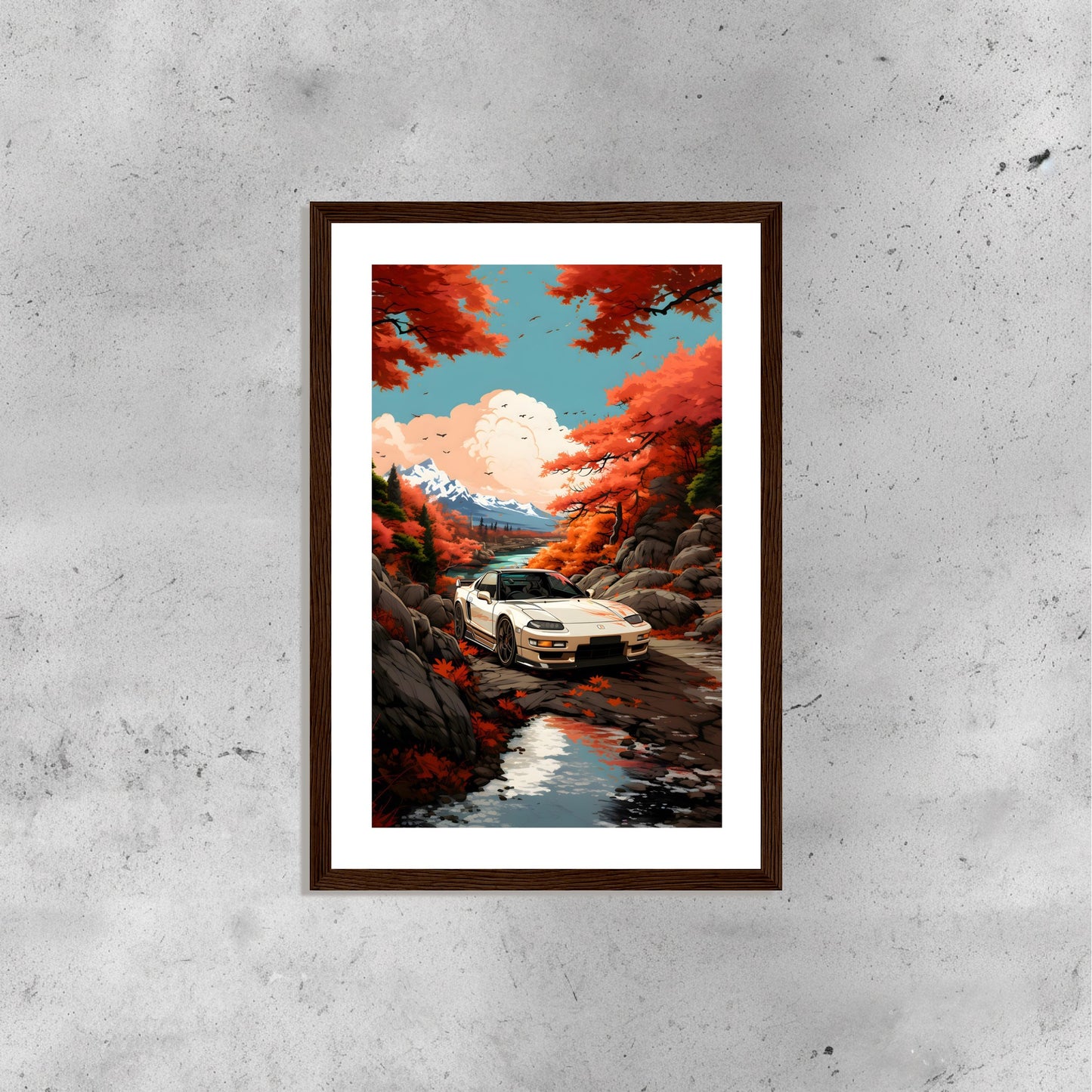 Honda NSX - Red Trees