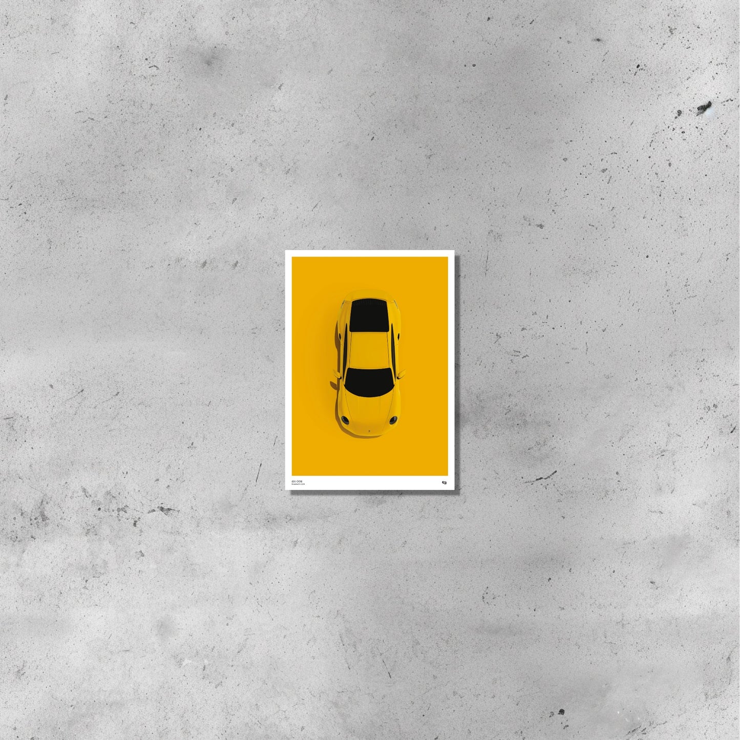 008 Yellow Porsche 911