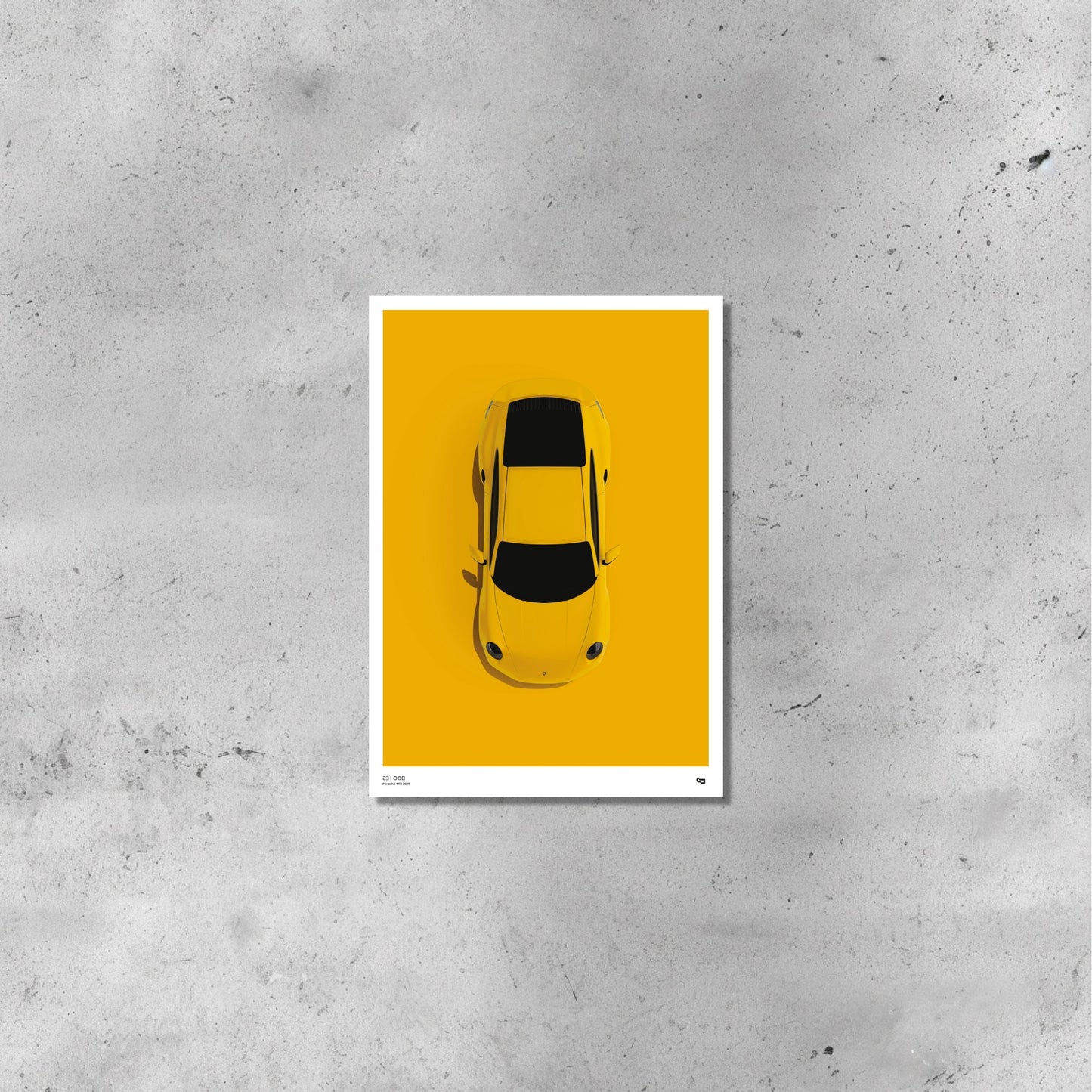 008 Yellow Porsche 911