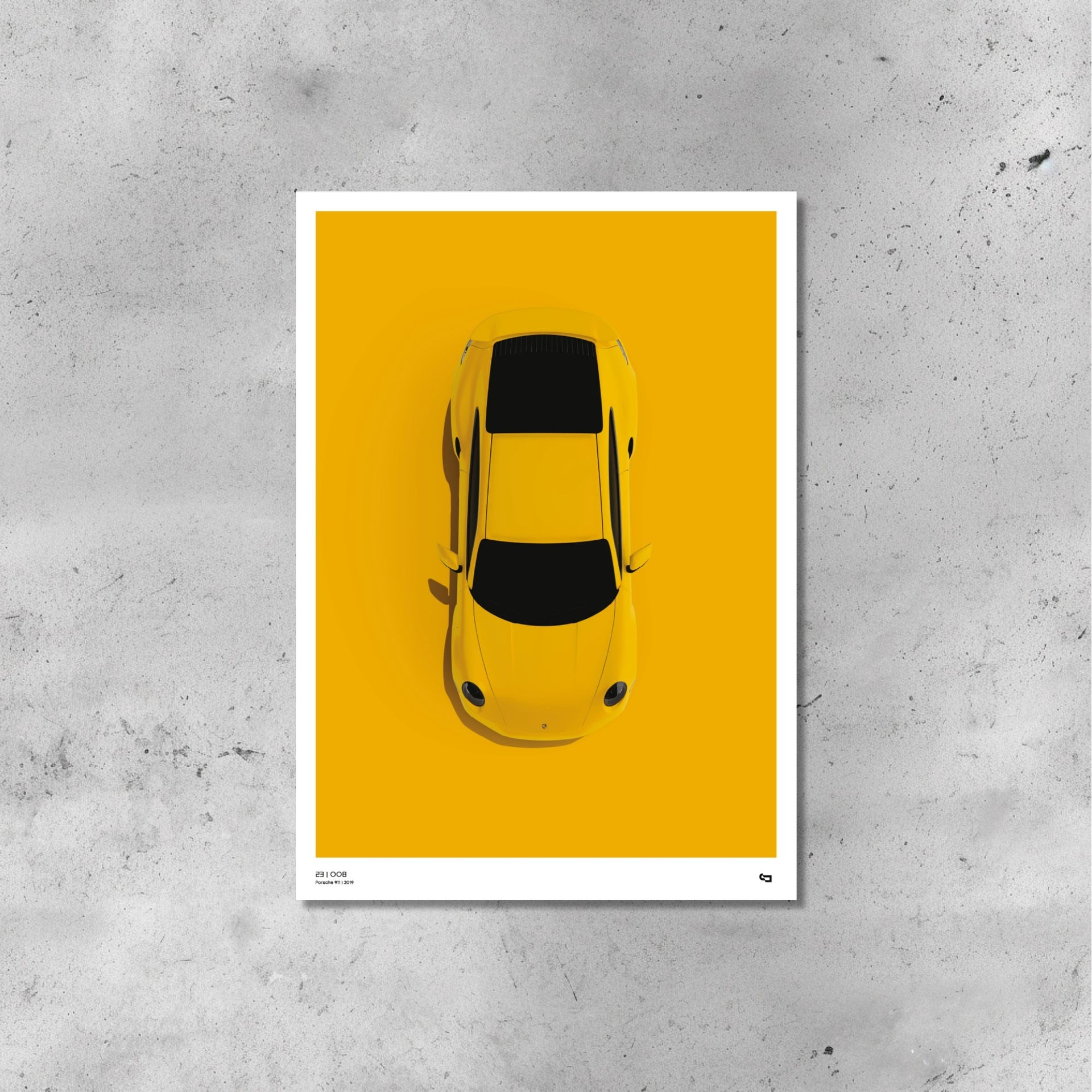 008 Yellow Porsche 911