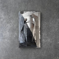 Lotus Emira concrete sculpture in silver and black metallic industrial finish by CarArt Dubai